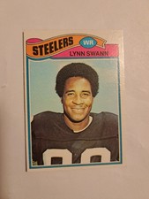 1977 Topps - Lynn Swann #195 Pittsburgh Steelers HOF Legend