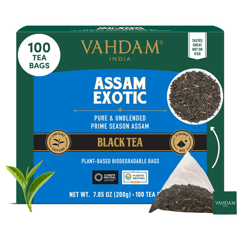 Bags (100 Pyramid Tea Bags) Caffeine F
