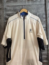 Dry Joys By Foot Joy TPC Valencia Ca Golf Jacket White Men’s Size L Vintage EUC