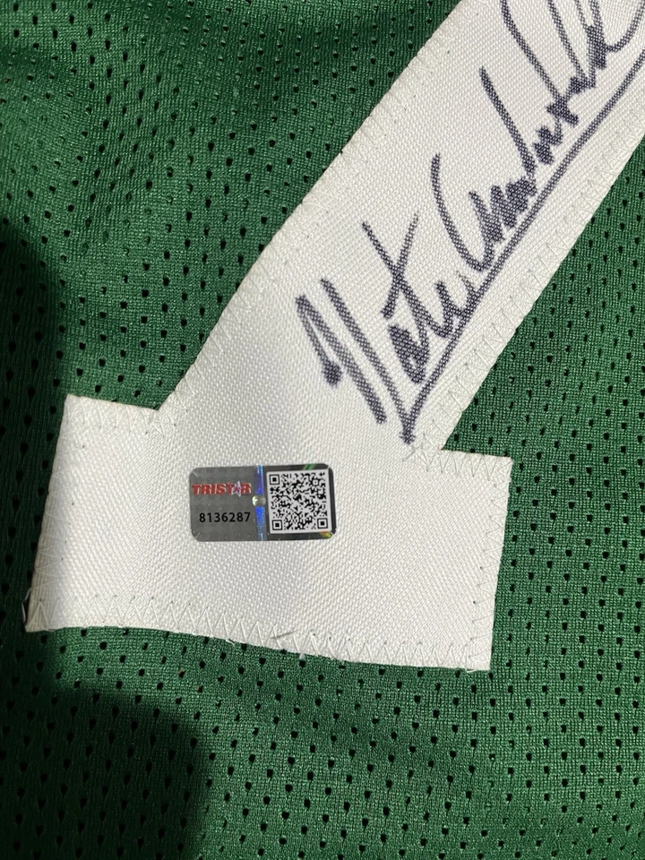 Nate Archibald Signed, Inscribed “HOF 91” Boston Celtics Jersey - TRISTAR COA - Image 3 of 3