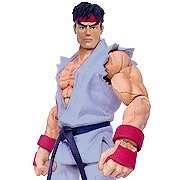 SOTA Toys Street Fighter Round 1 Ryu 6 Gray Costume Action Figure