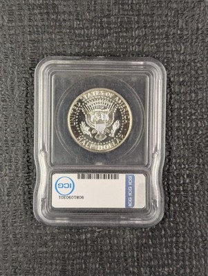 1966 SMS MS 69 MINT ERROR STRUCK THRU Kennedy Half Dollar 50C