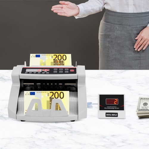 Máquina Contadora de Dinero Portátil Multinacional Contadora de Dinero Indicadores LED 1-999 - Imagen 6 de 21