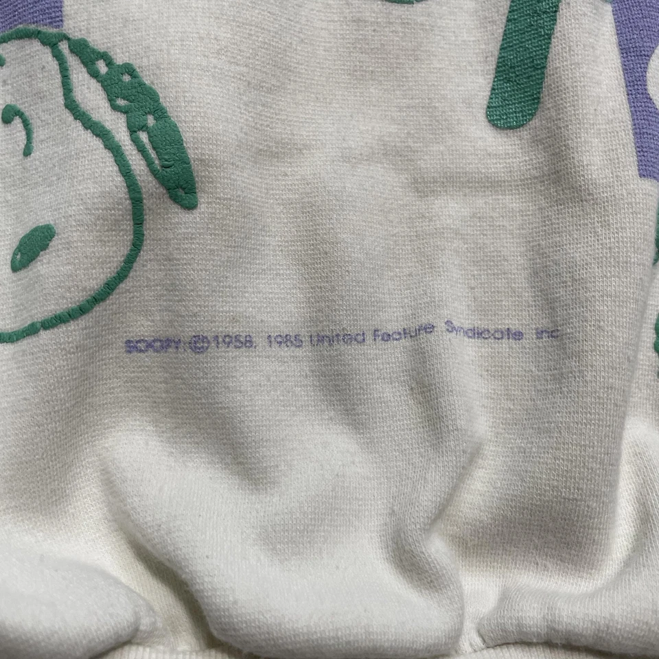 Винтажный Snoopy свитер женщин средний верхний брюки Charles Schulz комплект 80-х читать - Изображение 3 из 4