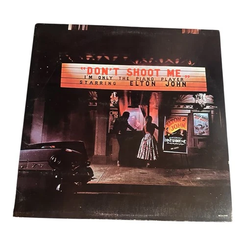 ELTON JOHN Don’t Shoot Me…VTG Vinyl LP G+/VG+/NM Gatefold w/NM Picture Booklet