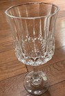 Cristal d'Arques-Durand Longchamp 18oz Clear Cut Glass Goblets Set of 4 — photo 4