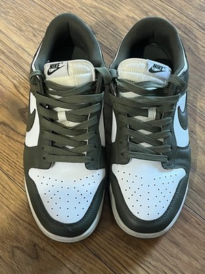 Nike Dunk Low DD1503-120 White Medium Olive Men's Low Top Sneaker Athletic Shoes