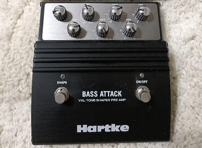 ベース Hartke BASS ATTACK VXL Hartke Bass Attack Preamp Effects Pedal Electric VXL TONE