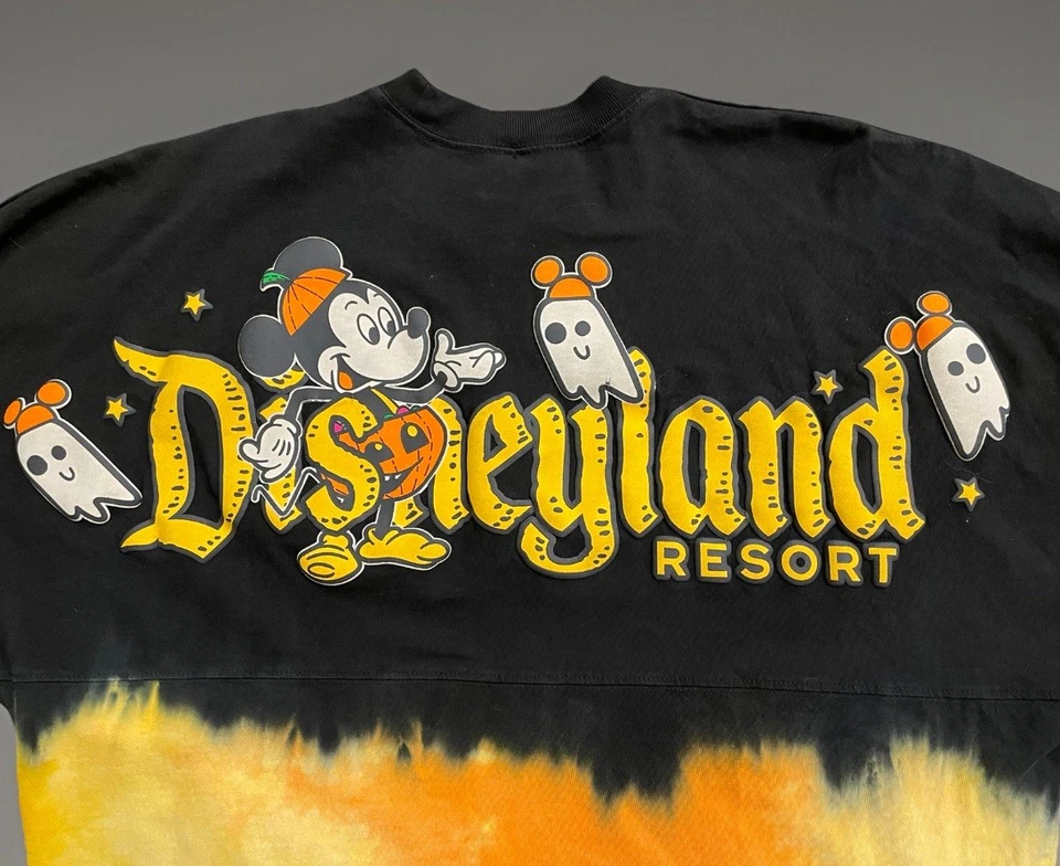 2022 Disneyland Resort Spirit Jersey галстук-краситель для Хэллоуина Mickey Mouse размер M - Изображение 3 из 4