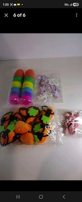 60 PCS Easter Egg Hunt Toys  15 Easter Eggs 15 hair ties, 15 hair clips, 15 pins