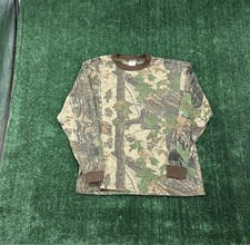 Vintage Ranger Camo Pocket T-shirt Men Large Realtree Camouflage Long Sleeve