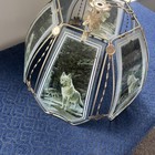 Vintage OK Lighting  Wolf - Wolves 6 Glass Panel  Shade for Touch Lamp 🐺 — photo 5