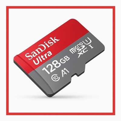 SanDisk 128GB microSD Karte Ultra A1 140MB/s Class10 UHS-/+SD Adapter NEU OVP