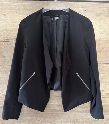 H&M Blazer Jacke Schwarz Größe 38 - Bild 1 von 4