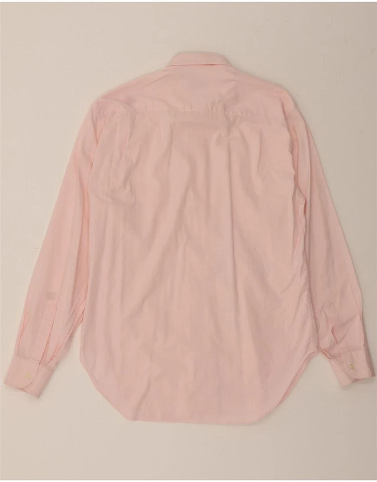 CERRUTI 1881 Mens Shirt Size 15 1/2 39 Medium Pink AL05 - Image 2 of 4