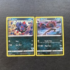 Zoroark 171/264 & Zorua 170/264 NonHolo -Eevee Stamped Battle Academy -LP/NM(A)