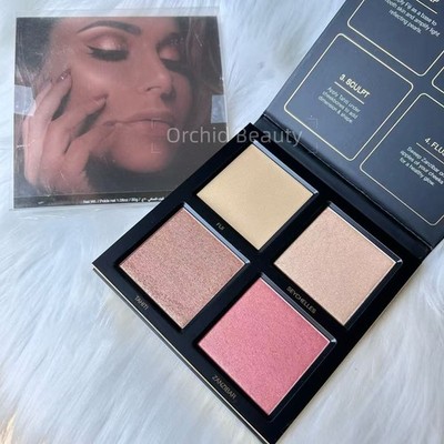 New In Box Huda Beauty 3D Highlighter Palette ~Golden Sands Edition~Full size