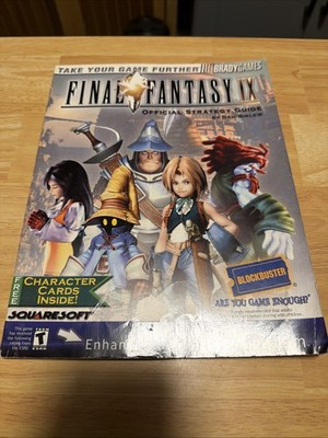 Final Fantasy IX Official Strategy Game Guide Brady Games SquareSoft