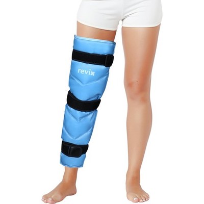 Full Leg Ice Pack Wrap around Entire Leg Reusable Gel Cold Wrap for Hip Thigh