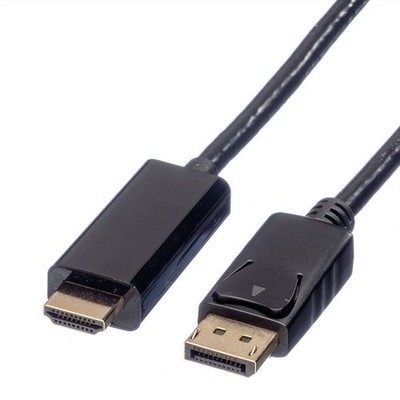 ROLINE 11.04.5787 DisplayPort Kabel DP - UHDTV ST/ST schwarz 3 m