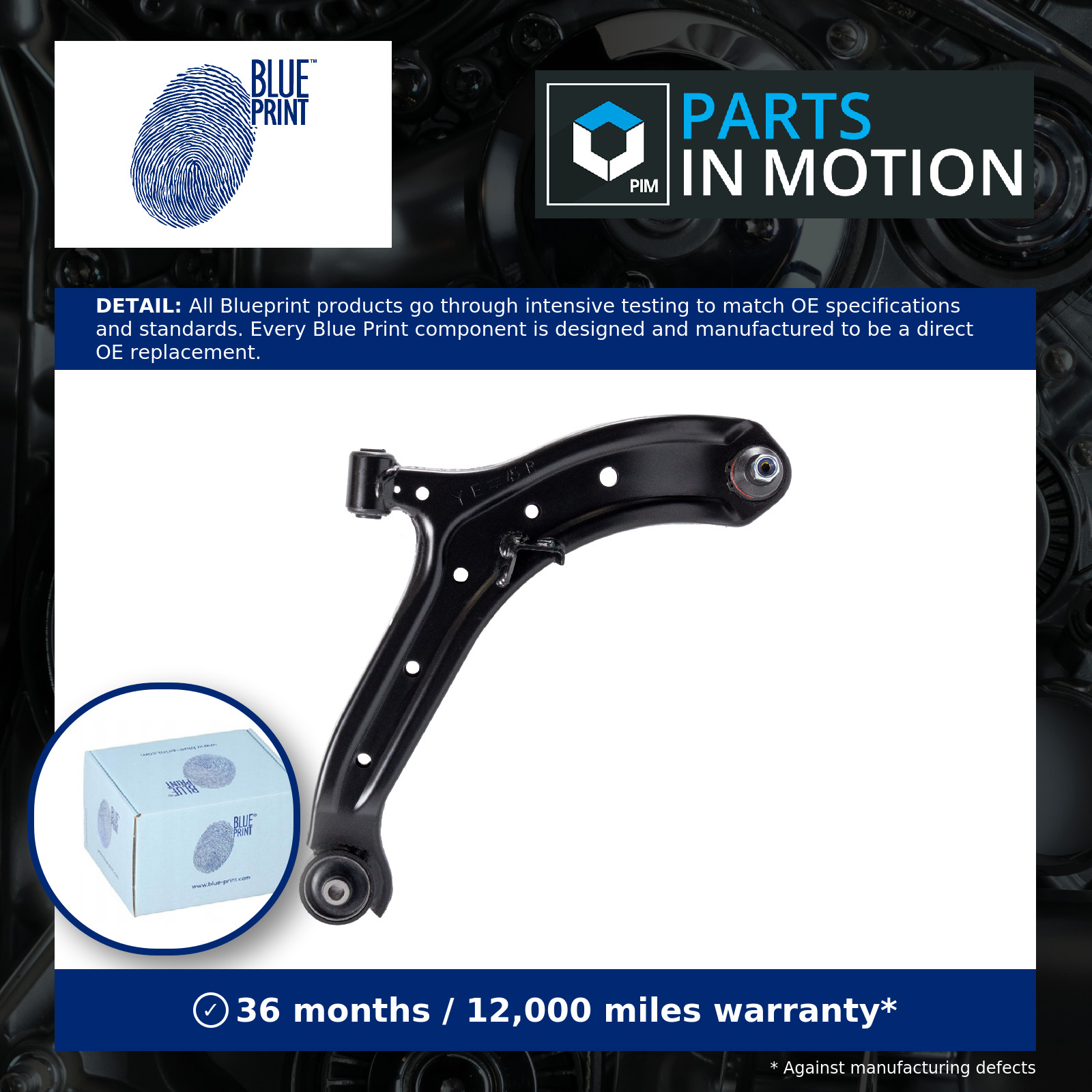 Blueprint ADG086154 Wheel Suspension Control Trailing Arm Front Right Lower - Image 3