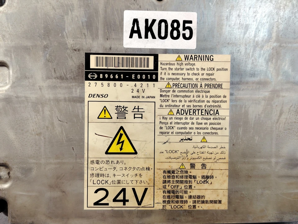 HINO 500 TRUCK J08E ENGINE CONTROL UNIT MODULE ECU 89661 E0010 275800-4211 - Image 2 of 4