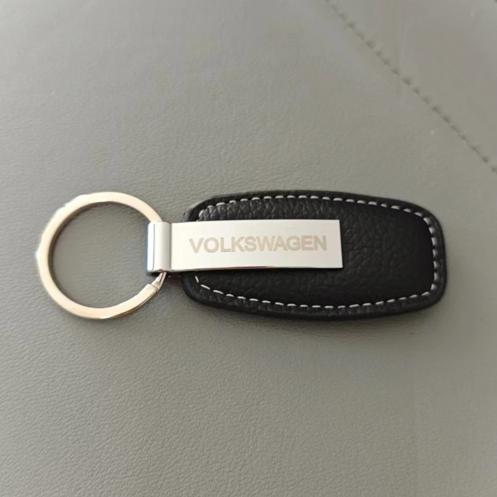 Portachiavi Volkswagen VW Beetle In Metallo - Collezione, 10 Cm, Con Finta Pelle