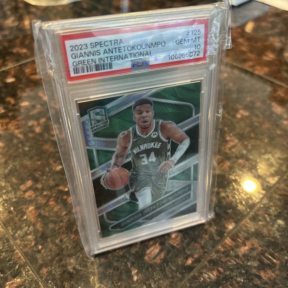 Giannis Antetokounmpo Professional Sports 10 Graded Basketball