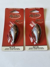 Lot of 2  XCITE  XB-1  Squarebill Crankbait 3/8oz 2 1/4"  2’-5’ Blushing Shad