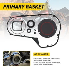 Primary Clutch Seal Gasket Kit Set For 1999-2006 Harley Road King 34901-94C