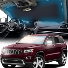 Car Sun Shade for Windshield, Reflective Windshield Sunshade, 240T Polyester,