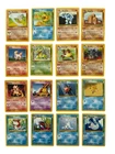 Pokemon Vintage Lot 52 Cards Base Set Jungle Fossil 1999 WOTC Trainer Japanese