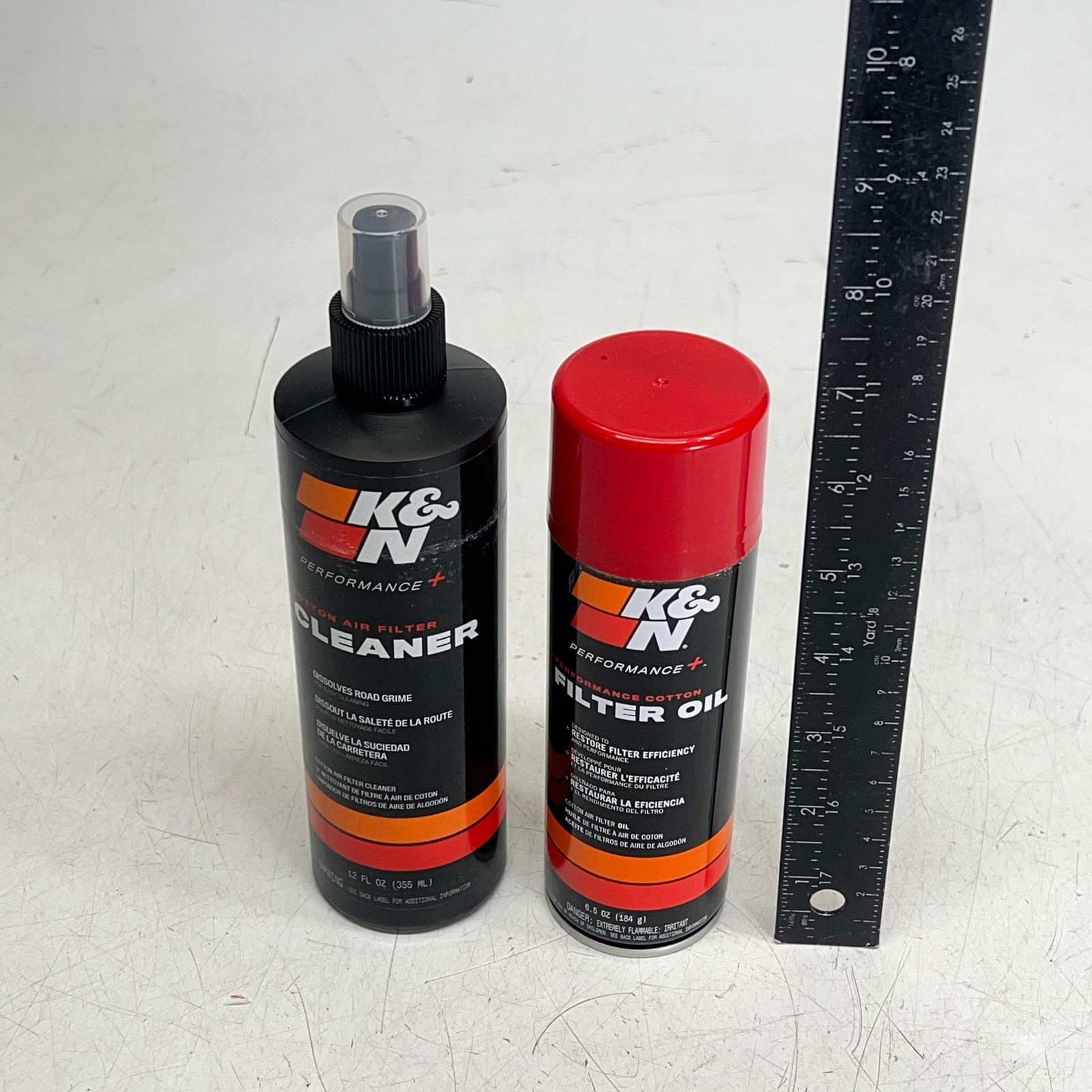 K&N (SET OF 2) Engineering Aerosol Oiled Cotton Air Filter Service Kit 99-5000