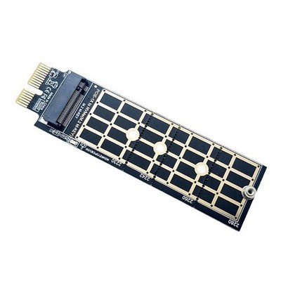 PCIE-Zu-M.2-Adapter NVMe SSD M.2 PCIE 3.0 X1 Raiser-Karte PCI-E M Key-Ansch3187