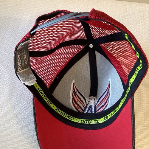 Washington Capitals Reebok Center Ice Collection Trucker Mesh Snapback Hat Cap - Picture 5 of 10