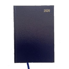 Image of ValueX Desk Diary 2026 A4 Day per Page Blue