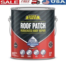 Leak Stopper Rubberized Roof Patch Waterproof Sealant Easy Apply Repair 1 Gal US