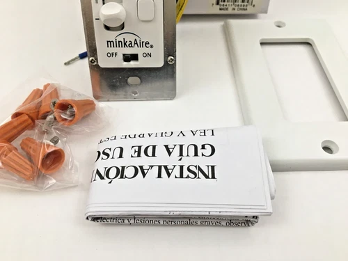 Minka Aire Fans WDC1200 Wall Fan Control - White - Free Shipping - Picture 3 of 8