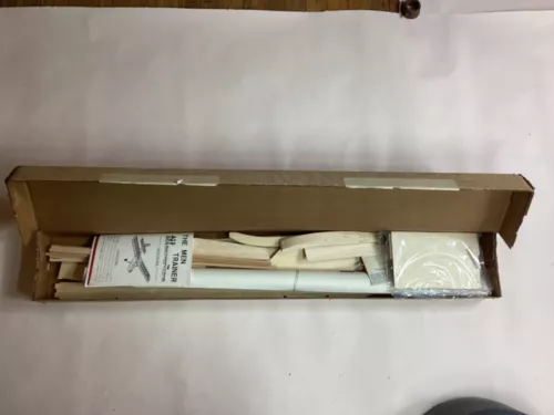 Vintage The MEN Trainer Airplane Kit R/C Airplane 58” Span Unassembled