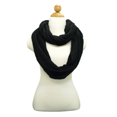 TrendsBlue Premium Solid Color Knit Infinity Circle Scarf - Diff Colors Avail