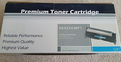 Premium Toner Cartridge SA-CLT-C409S/XAA Cyan fits Samsung CLP-310N 315 3170 