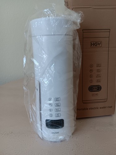 Portable Electric Water Cup Bottle for boiling 500 ML travel Anti- Scald… image