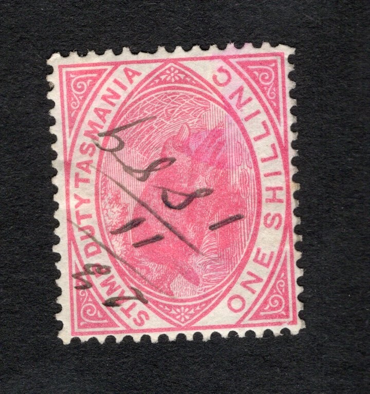 Australia Tasmania  1880 stamp SG#Fiscal 29 START15%ONLY used CV=42$