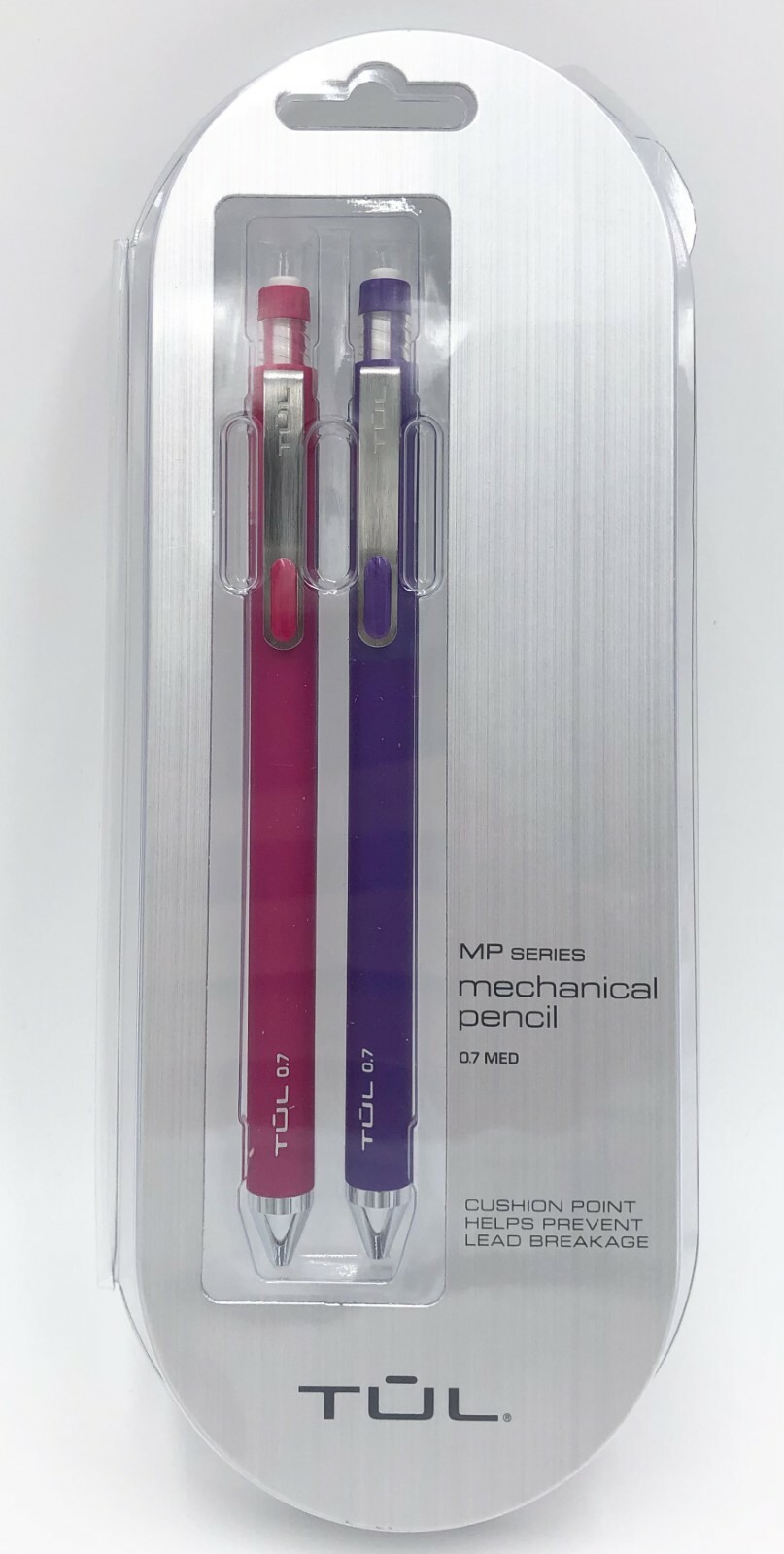 TUL Mechanical Pencils, 0.7 mm, Pink & Purple Barrels, Pack Of 2 eBay