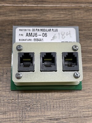 Carte Adaptateur De Test De Continuité Cirris Systems ARMG-50 - Connecteur Femelle Ruban 50 Positions - Modèle C31A52 Occasion