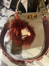Fendi Peekaboo Standard Medium Dove Grey