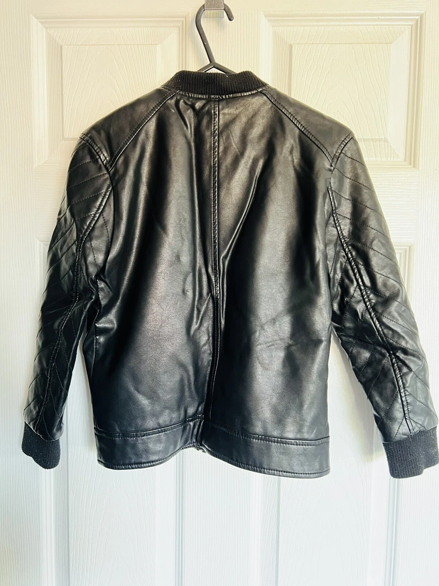 River island on sale boys leather jacket