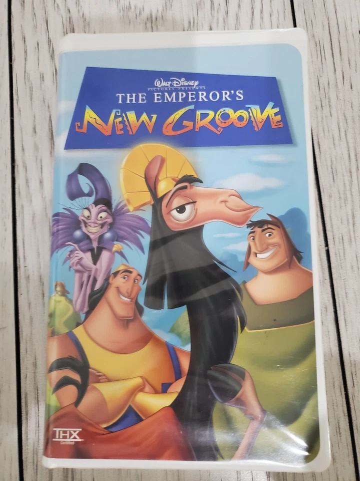 Disney Pocahantas, Hercules & The Emperor's New Groove VHS Tapes w/Clamshells Foto 2 de 4