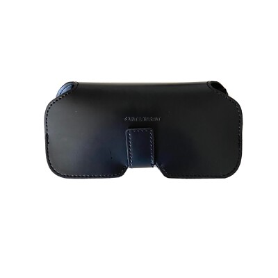 SAINT LAURENT Eyeglass Case Magnetic Closure w/Cleaning Cloth