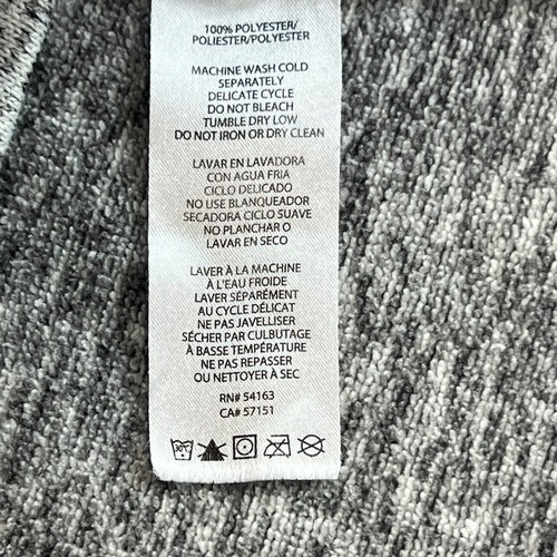 Suéter Calvin Klein Performance para mujer negro blanco tweed con cremallera completa talla M - Imagen 6 de 9